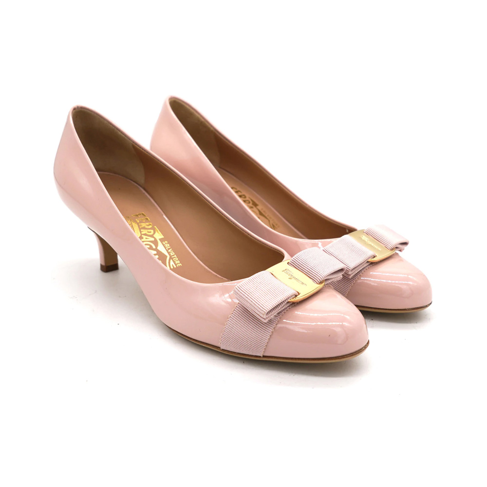 フェラガモ FERRAGAMO ピンク レディースハイヒールパンプス  0592234 CARLA70 BLUSH