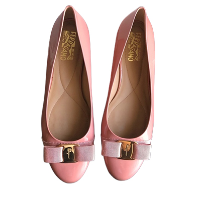 FERRAGAMO LADY SHOES シューズ 0592124 VARINA BLUSH