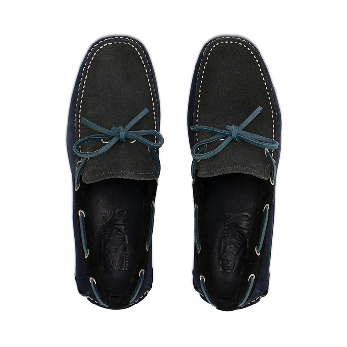 FERRAGAMO MEN'S SHOES シューズ 0582737 MANGO9 BLUE-INK