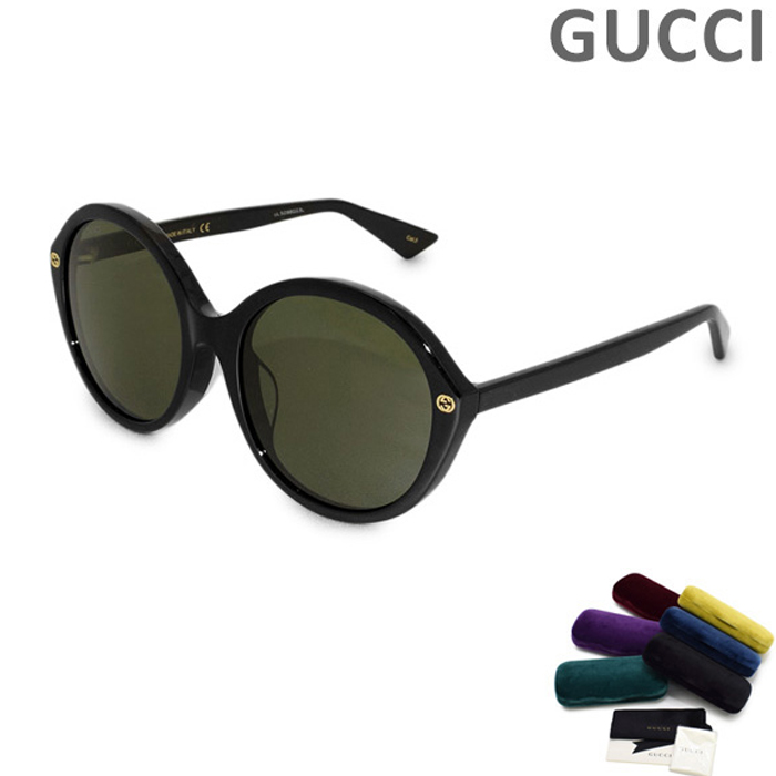 GUCCI SUNGLASS グッチ サングラス GG0023SA 001 アジアンフィット レディース UVカット