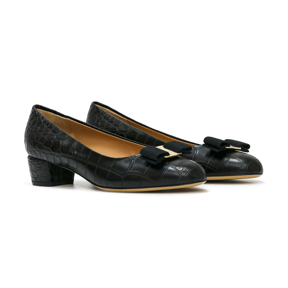 フェラガモ FERRAGAMO レディース VARA リボン パンプス 0598094 VARANEW NERO