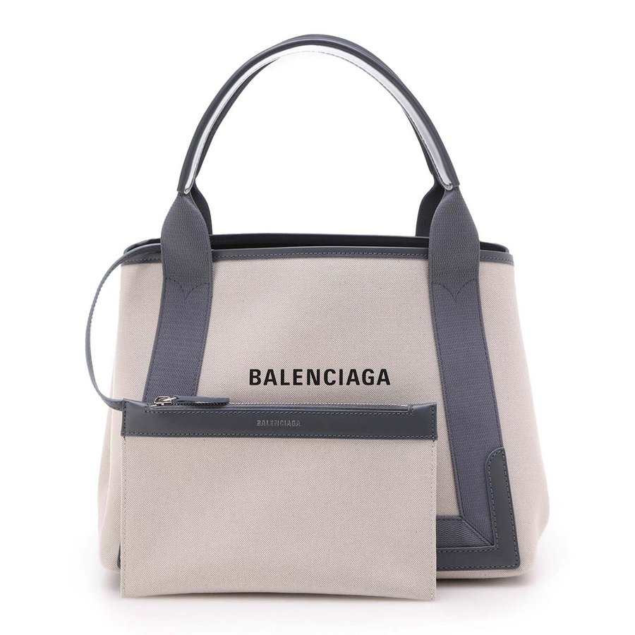 バレンシアガ BALENCIAGA レディース トートバッグ NAVY CABAS S ネイビー カバ 339933 2HH3N 1381