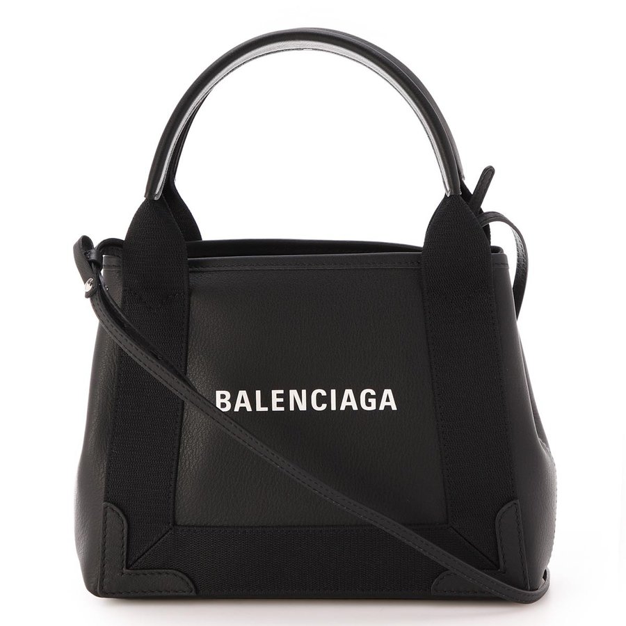 バレンシアガ BALENCIAGA レディース トートバッグ NAVY CABAS S ネイビー カバ 390346 D6WXN 1060