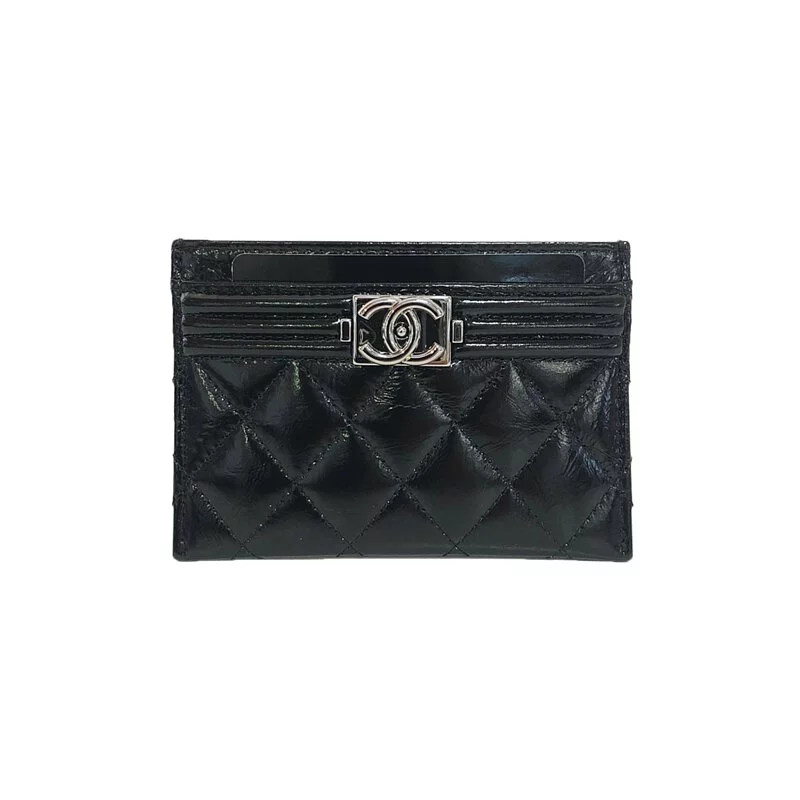 シャネル CHANEL A84431 B03404 94305 カードホルダー ブラック カードケース