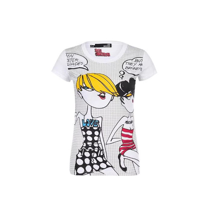 モスキーノ MOSCHINO LADIES T-SHIRT レディース T シャツ W4B191K M3049 A00