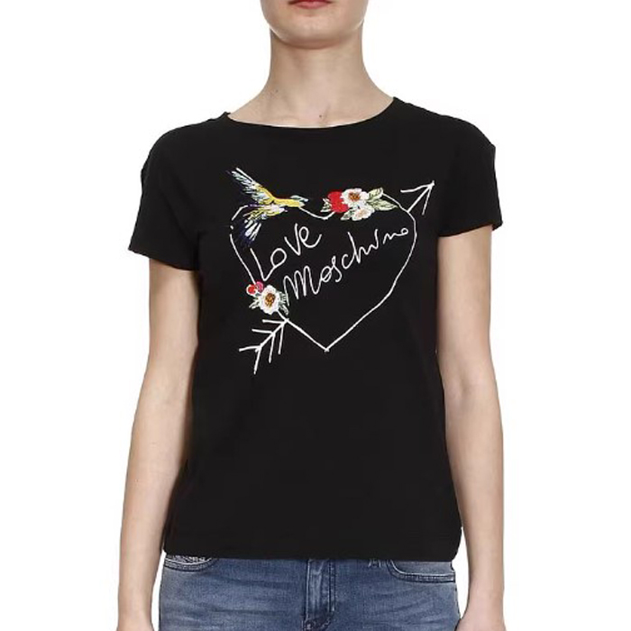 モスキーノ MOSCHINO LADIES T-SHIRT レディース T シャツ W4F3035 E1698 C74