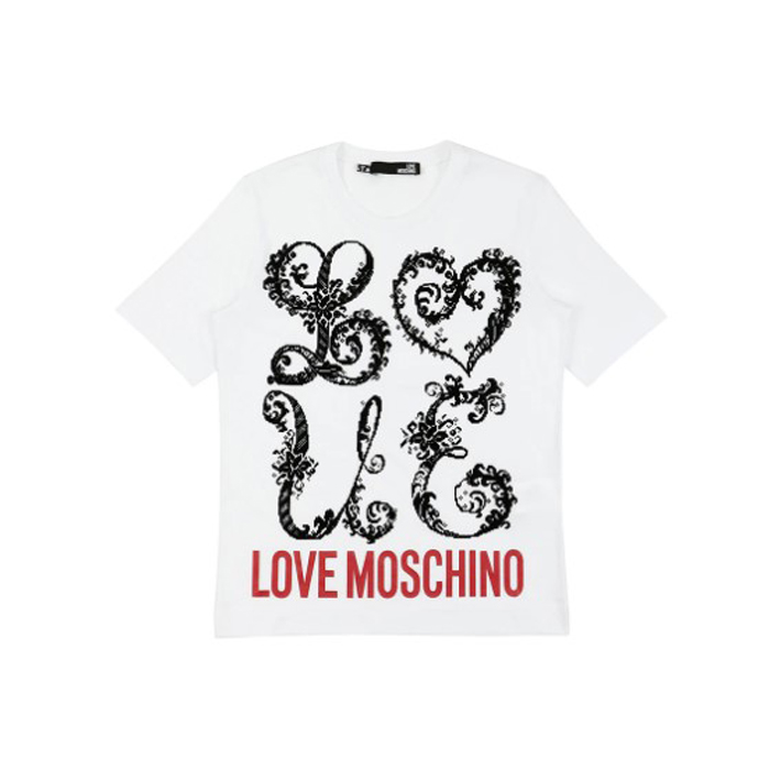 モスキーノ MOSCHINO LADIES T-SHIRT レディース T シャツ W4F1540 M3517 A00