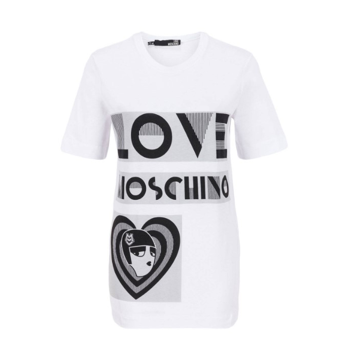 モスキーノ MOSCHINO LADIES T-SHIRT レディース T シャツ W4F1512 M3517 A00