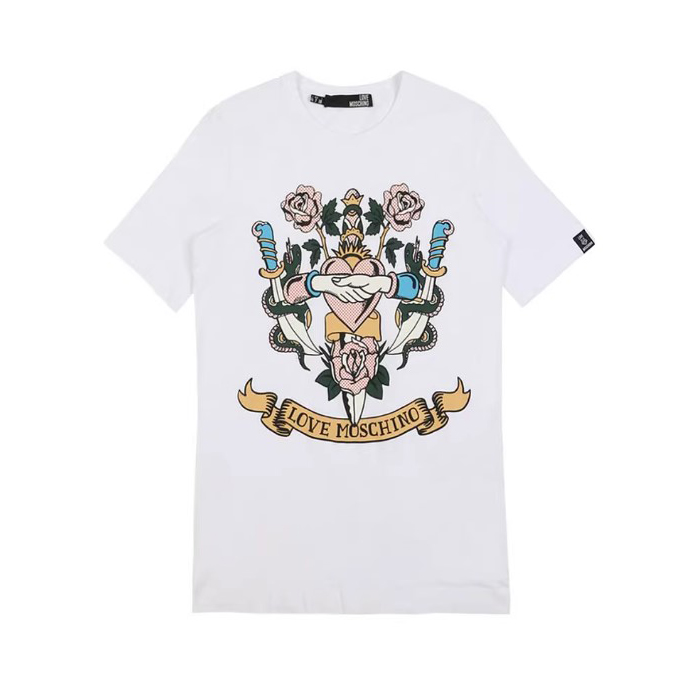 モスキーノ MOSCHINO LADIES T-SHIRT レディース T シャツ W4F1510 E1512 A00