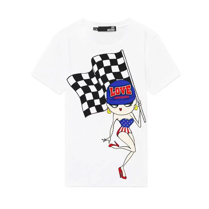 モスキーノ MOSCHINO LADIES T-SHIRT レディース T シャツ W4F1402 E1257 A00