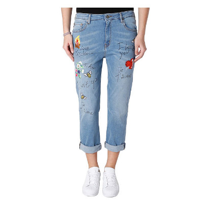 モスキーノ MOSCHINO LADIES JEANS レディース ジーンズ WQ38106 S2827 013W