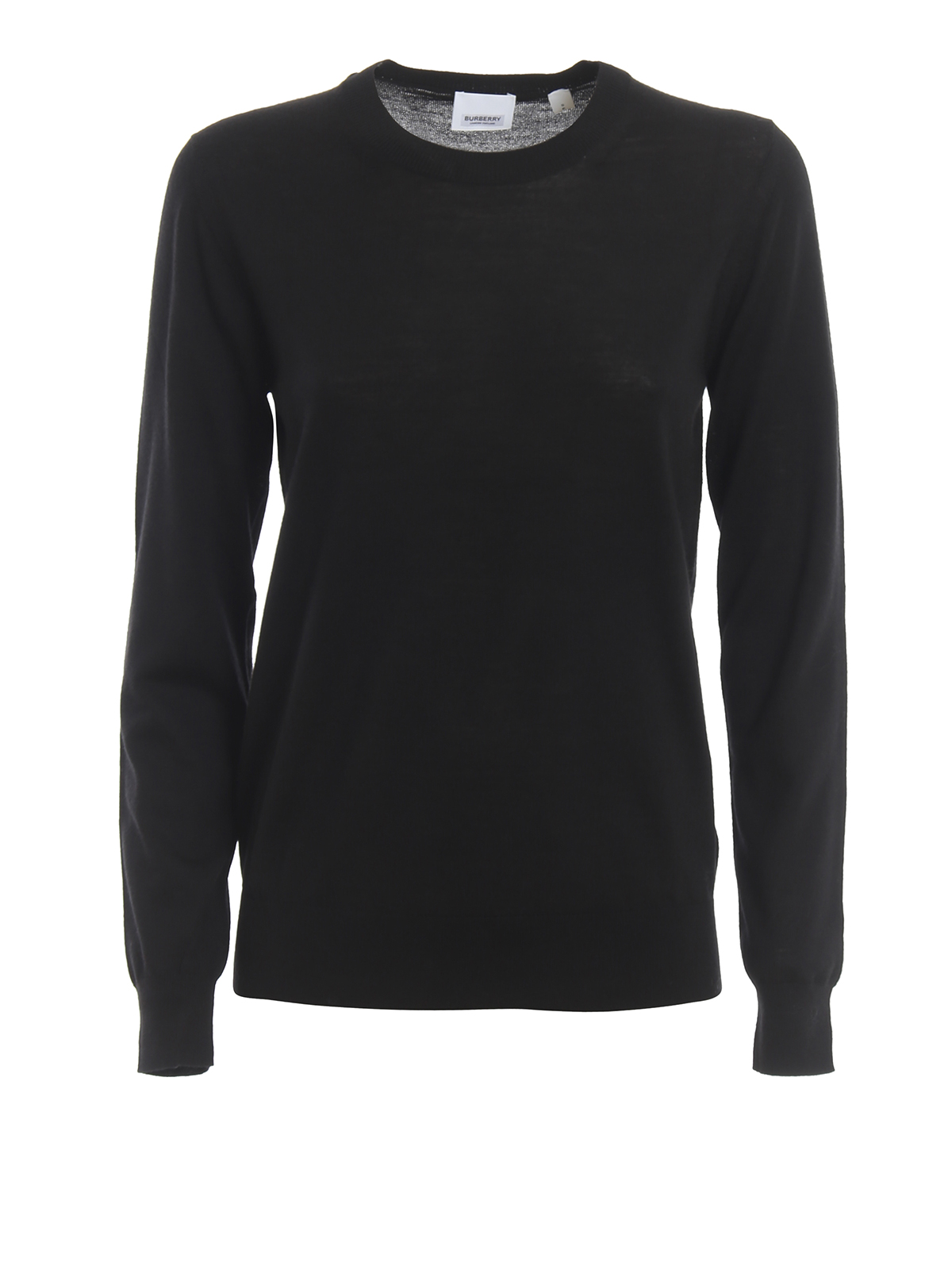 バーバリー BURBERRY ニット セーター レディース チェック ROUND NECK KNIT ブラック 8017019 BLK サイズ XXL