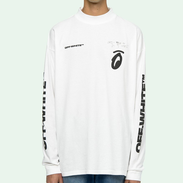 OFF WHITE MEN T-SHIRT L OMAB032E191850100110