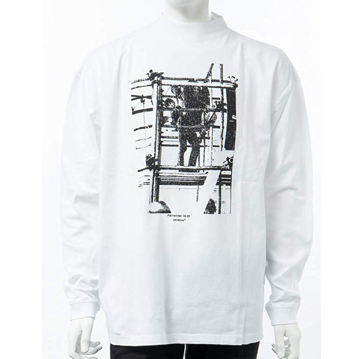 OFF WHITE MEN T-SHIRT L OMAB032F191850070110