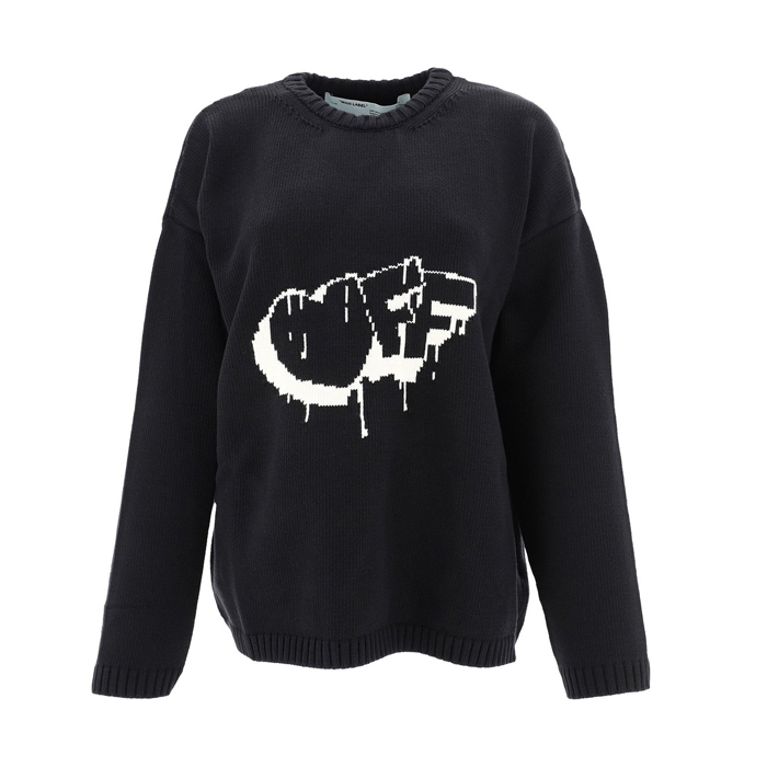 OFF WHITE LADY KNITWEAR オフホワイト レディース 19FW OWHE017F19F9 4070 1001