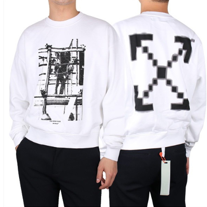 OFF WHITE MEN SWEATSHIRT OMBA035F19E300070110