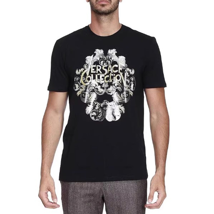 VERSACE COLLECTION MEN T-SHIRT ヴェルサーチ コレクション メンズ T シャツ V800683 VJ00434 V7008