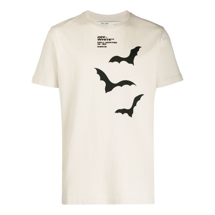 OFF WHITE MEN T-SHIRT S オフホワイト メンズ Tシャツ 19FW OMAA027E1918 5007 4810