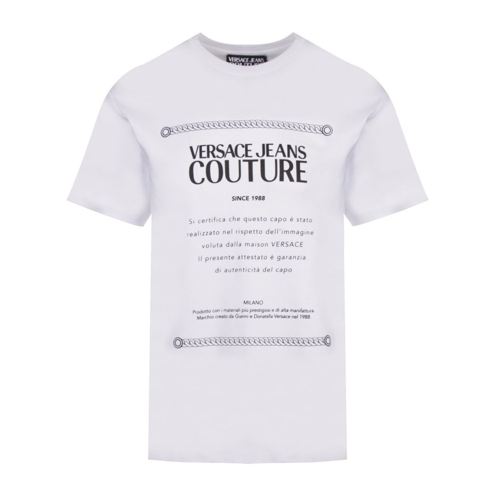 VERSACE JEANS MEN T SHIRT ヴェルサーチ・ジーンズ メンズ T シャツ B3GUA7TF 30171 003