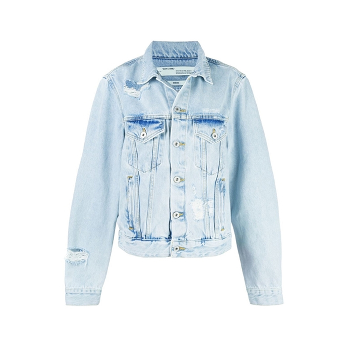 OFF WHITE LADY DENIM JACKET オフホワイト レディース デニム ジャケット 19FW OWYE012F1977 3063 7101