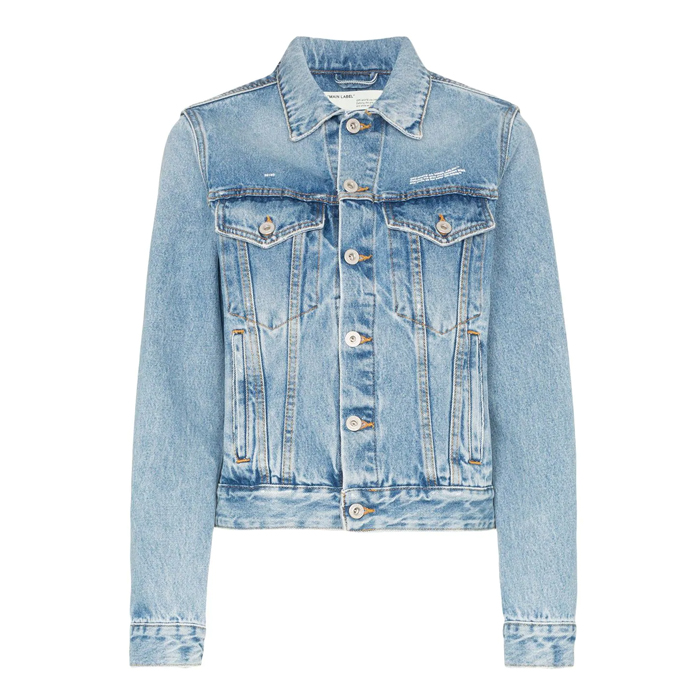 OFF WHITE LADY DENIM JACKET オフホワイト レディース デニム ジャケット 19FW OWYE012E1977 3077 8700