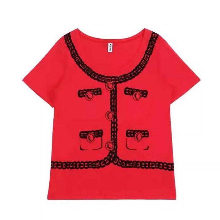 モスキーノ MOSCHINO LADIES T-SHIRT レディース T シャツ A6305 2109 114