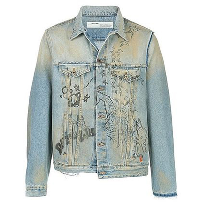 オフホワイト OFF WHITE メンズデニム ジャケット 19FW  OMYE049F193860441428