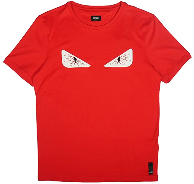 フェンディFENDI メンズ半袖 Tシャツ アングリーバグズ バッグ バグズ モンスター FY0894 A28J F0CSQ