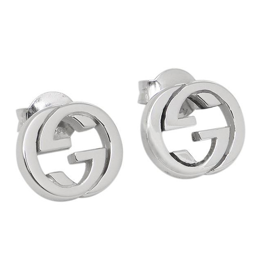 グッチ GUCCI ピアス アクセサリー レディース インターロッキングG シルバー 356289 J8400 0702