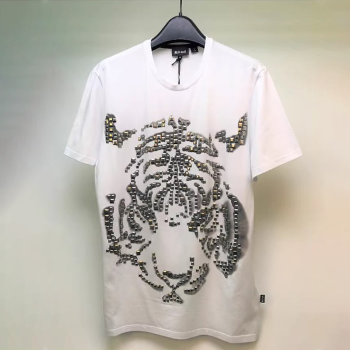 JUST CAVALLI MEN T-SHIRT ジャスト カヴァリ メンズ T シャツ S01GC0224 N20543 100