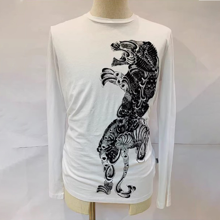 JUST CAVALLI MEN T-SHIRT ジャスト カヴァリ メンズ T シャツ S01GC0207 N20663 100