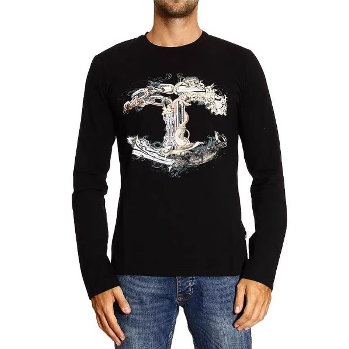 JUST CAVALLI MEN T-SHIRT ジャスト カヴァリ メンズ T シャツ S01GC0216 N20543 900