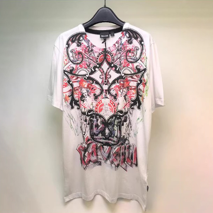 JUST CAVALLI MEN T-SHIRT ジャスト カヴァリ メンズ T シャツ S01GC0186 N20663 100