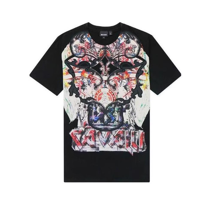 JUST CAVALLI MEN T-SHIRT ジャスト カヴァリ メンズ T シャツ S01GC0186 N20663 900