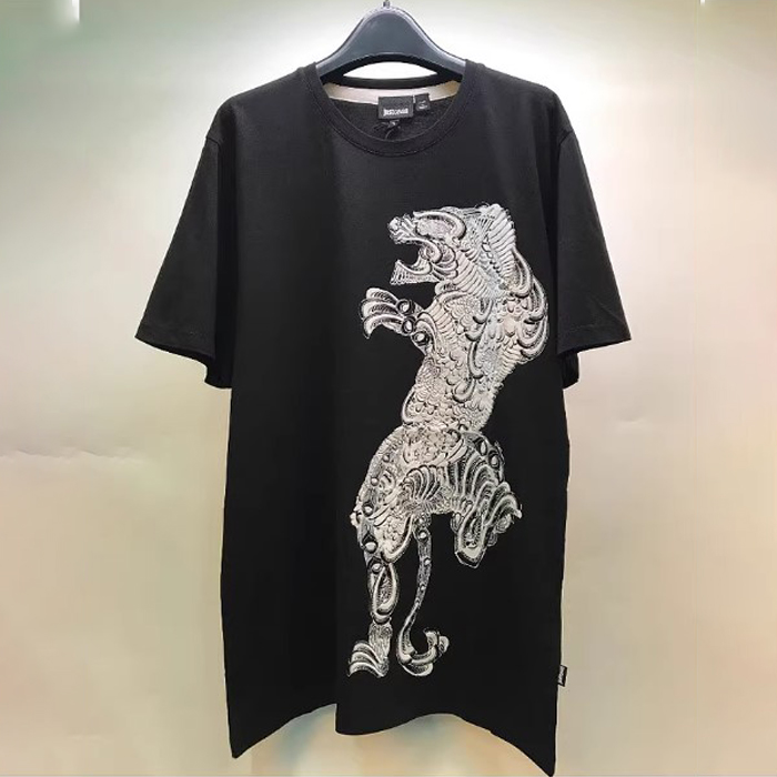 JUST CAVALLI MEN T-SHIRT ジャスト カヴァリ メンズ T シャツ S01GC0189 N20663 900