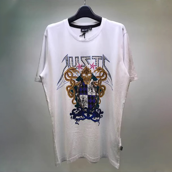 JUST CAVALLI MEN T-SHIRT ジャスト カヴァリ メンズ T シャツ S01GC0191 N20663 100