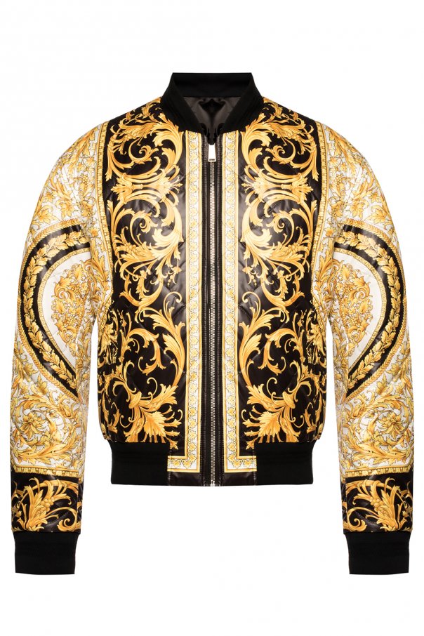 ヴェルサーチ VERSACE メンズリバーシブルボンバージャケット  A85206 2629 4008