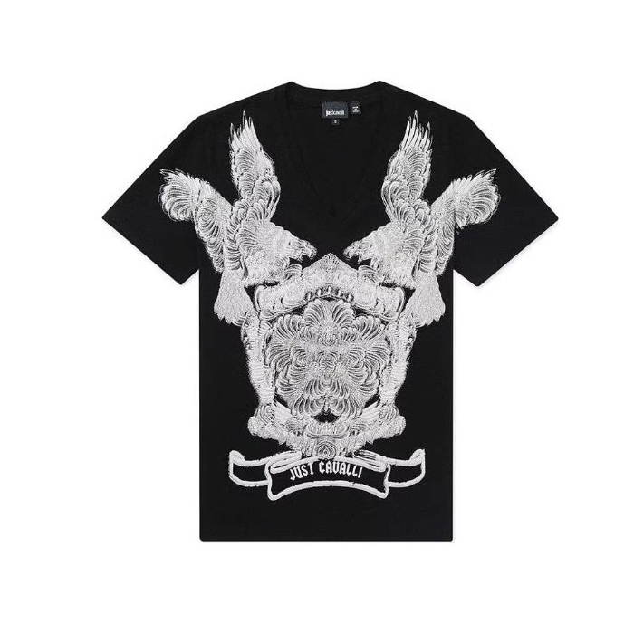 JUST CAVALLI MEN T-SHIRT ジャスト カヴァリ メンズ T シャツ S01GC0193 N20663 900