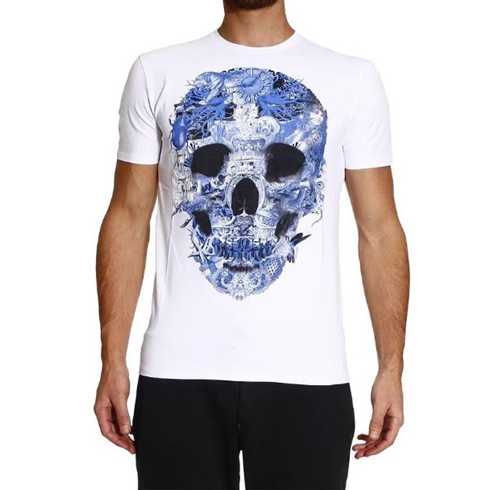 JUST CAVALLI MEN T-SHIRT ジャスト カヴァリ メンズ T シャツ S01GC0228 N20543 100