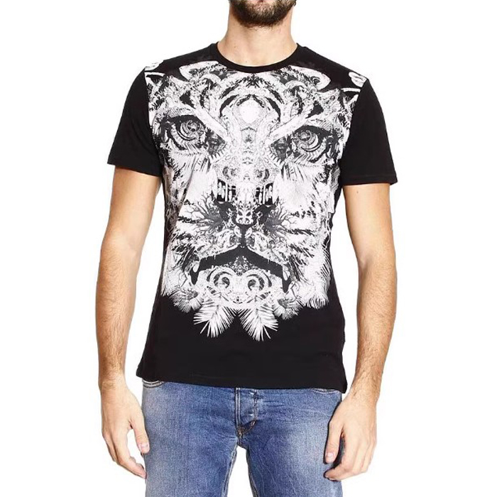 JUST CAVALLI MEN T-SHIRT ジャスト カヴァリ メンズ T シャツ S01GC0231 N20663 900