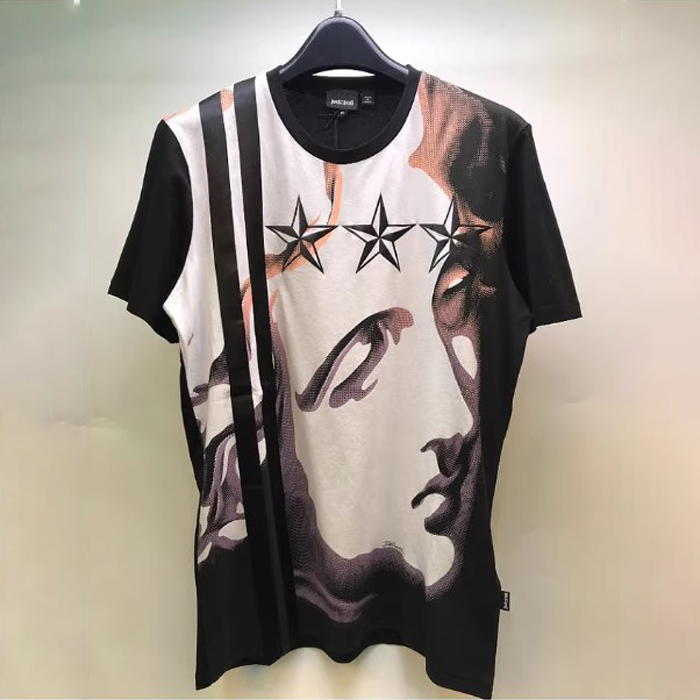 JUST CAVALLI MEN T-SHIRT ジャスト カヴァリ メンズ T シャツ S01GC0233 N20663 900