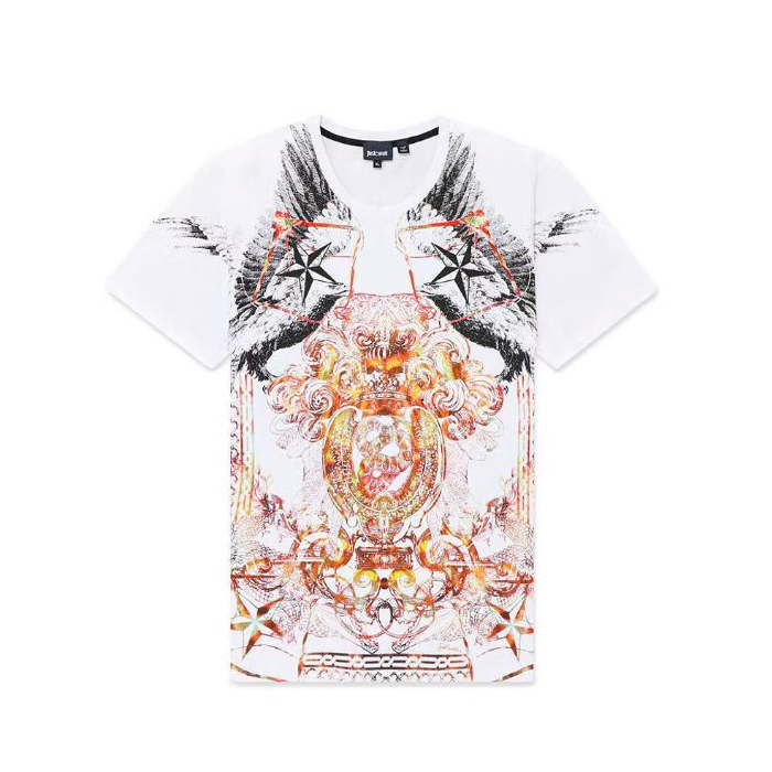 JUST CAVALLI MEN T-SHIRT ジャスト カヴァリ メンズ T シャツ S01GC0234 N20663 100