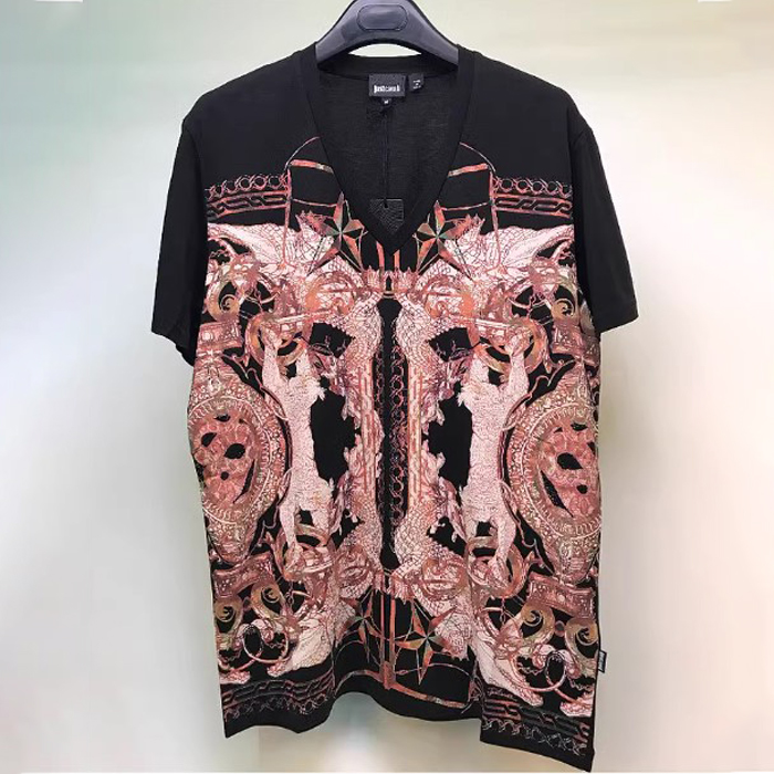 JUST CAVALLI MEN T-SHIRT ジャスト カヴァリ メンズ T シャツ S01GC0241 N20663 900