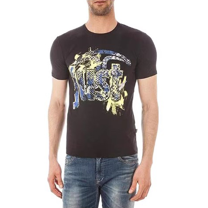 JUST CAVALLI MEN T-SHIRT ジャスト カヴァリ メンズ T シャツ S01GC0250 N20543 900