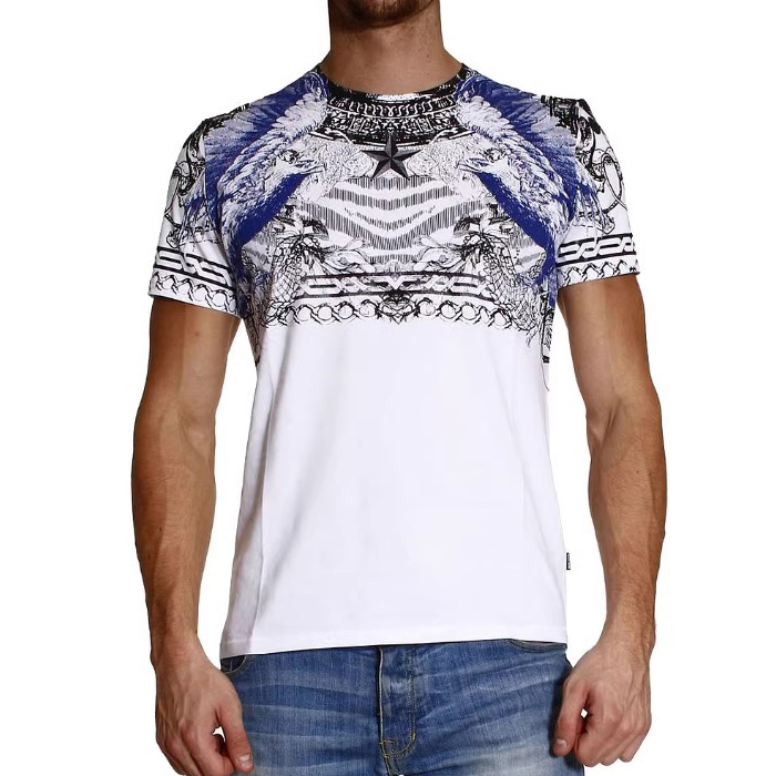 JUST CAVALLI MEN T-SHIRT ジャスト カヴァリ メンズ T シャツ S01GC0254 N20663 100