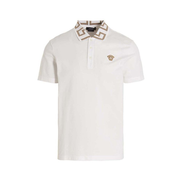 VERSACE MEN SHORT POLO ヴェルサーチ メンズ ショート ポロ A874021 A06199 1W000