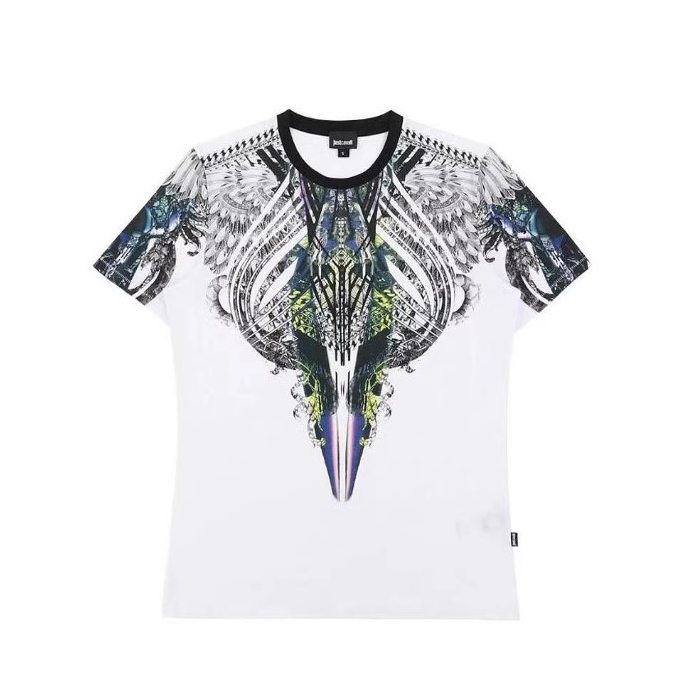 JUST CAVALLI MEN T-SHIRT ジャスト カヴァリ メンズ T シャツ S01GC0315 N20663 100