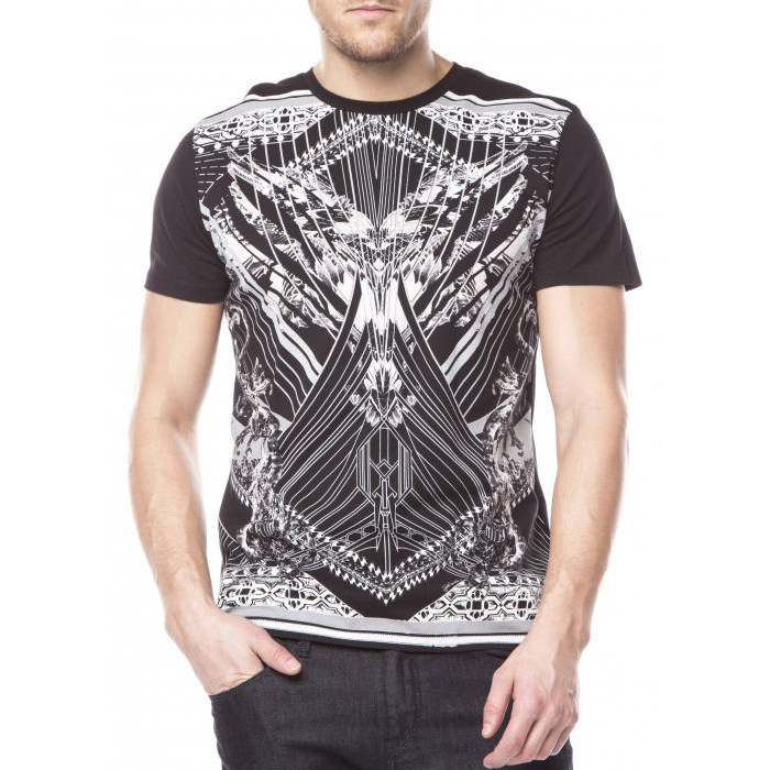 JUST CAVALLI MEN T-SHIRT ジャスト カヴァリ メンズ T シャツ S01GC0317 N20663 100