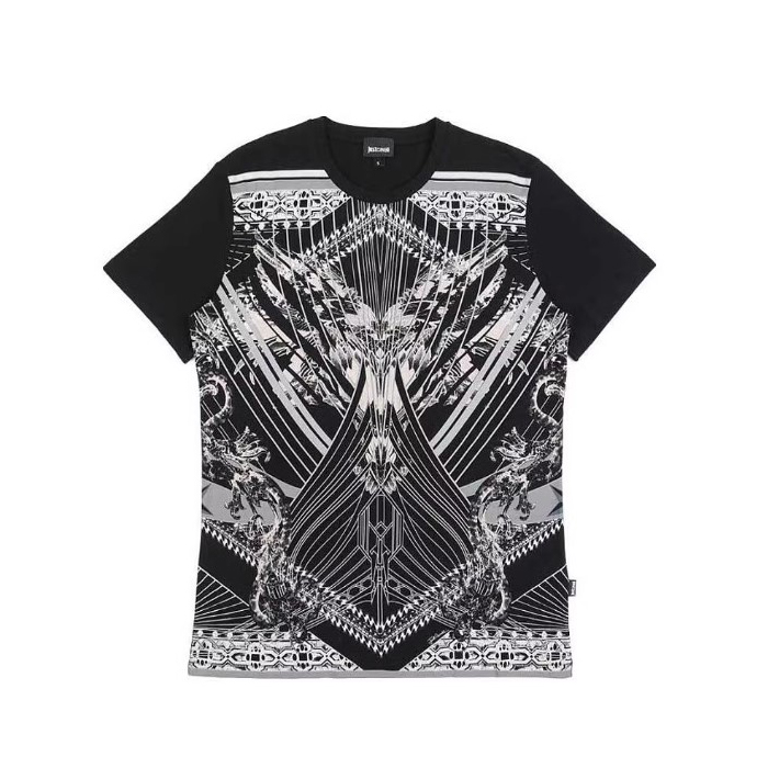 JUST CAVALLI MEN T-SHIRT ジャスト カヴァリ メンズ T シャツ S01GC0317 N20663 900