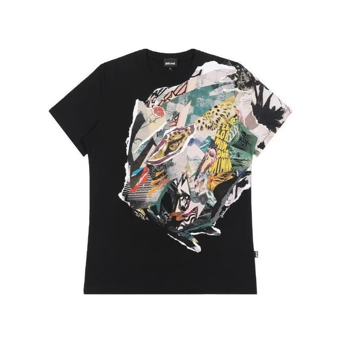 JUST CAVALLI MEN T-SHIRT ジャスト カヴァリ メンズ T シャツ S01GC0319 N20663 900